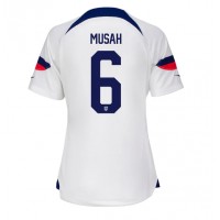 Spojené štáty Yunus Musah #6 Domáci Ženy futbalový dres MS 2022 Krátky Rukáv